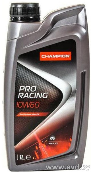 Купить Моторное масло Champion Pro Racing 10W-60 1л  в Минске.